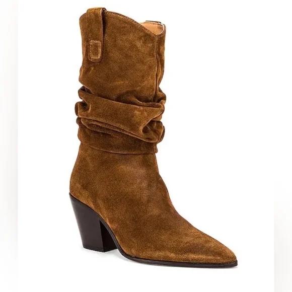 Revolve TORAL Slouch Boot In Brown - Picture 2 of 9